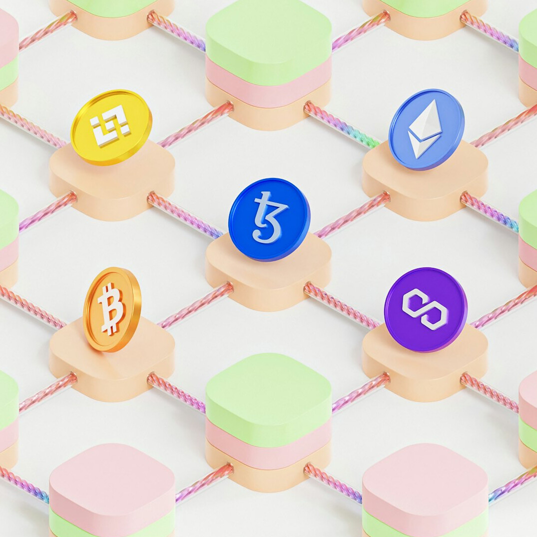 blockchain technology concept